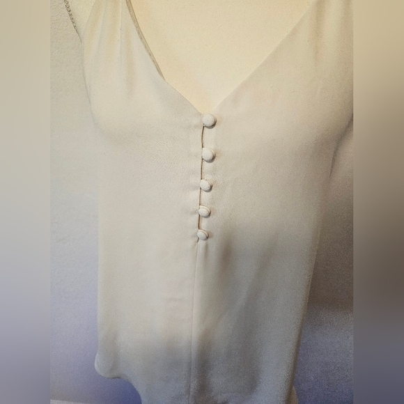Loft Ivory Halter Top Polyester Women's Size Small - Picture 7 of 9
